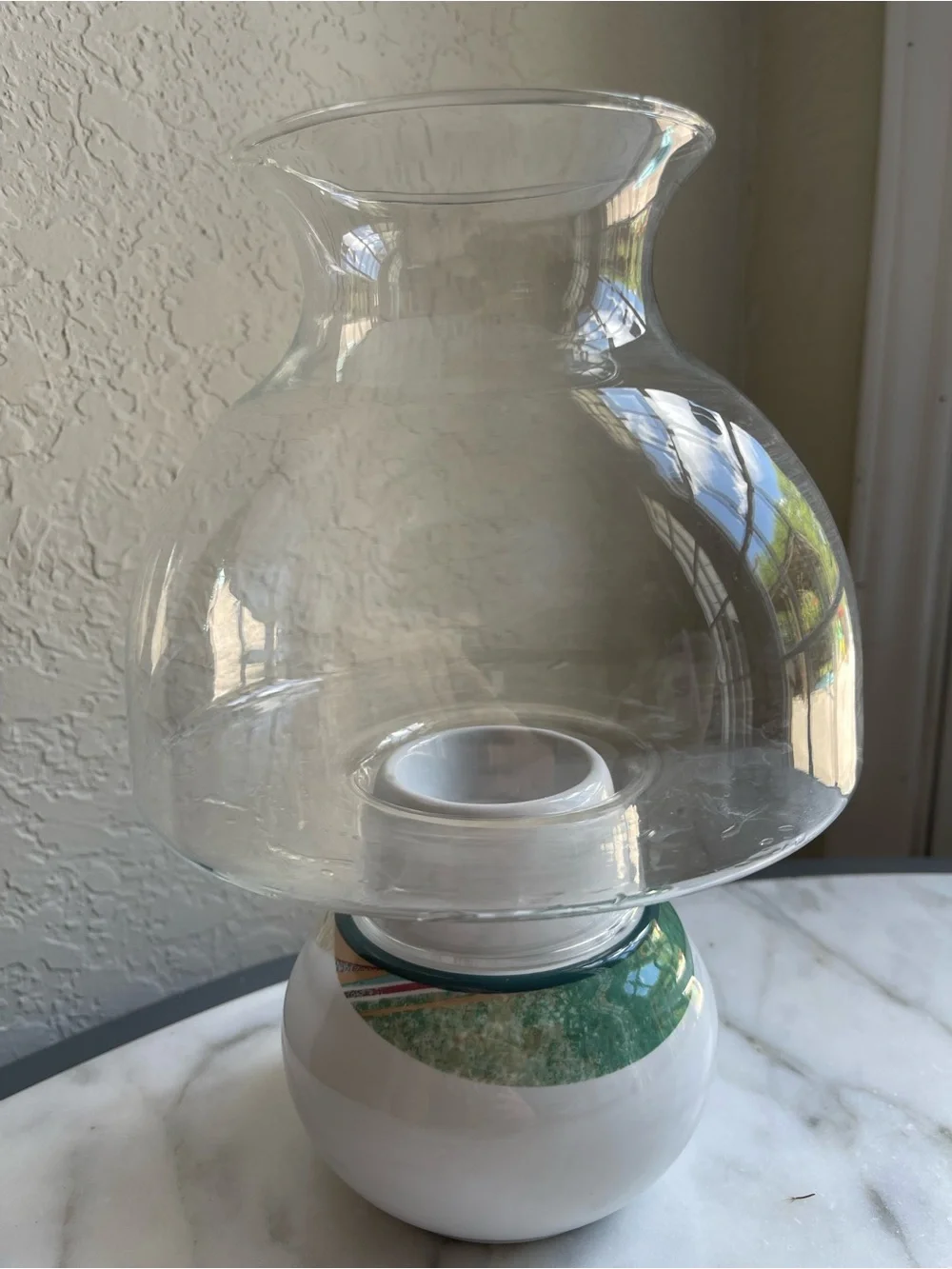 Noritake Stoneware ‘New West’ Hurricane Lamp